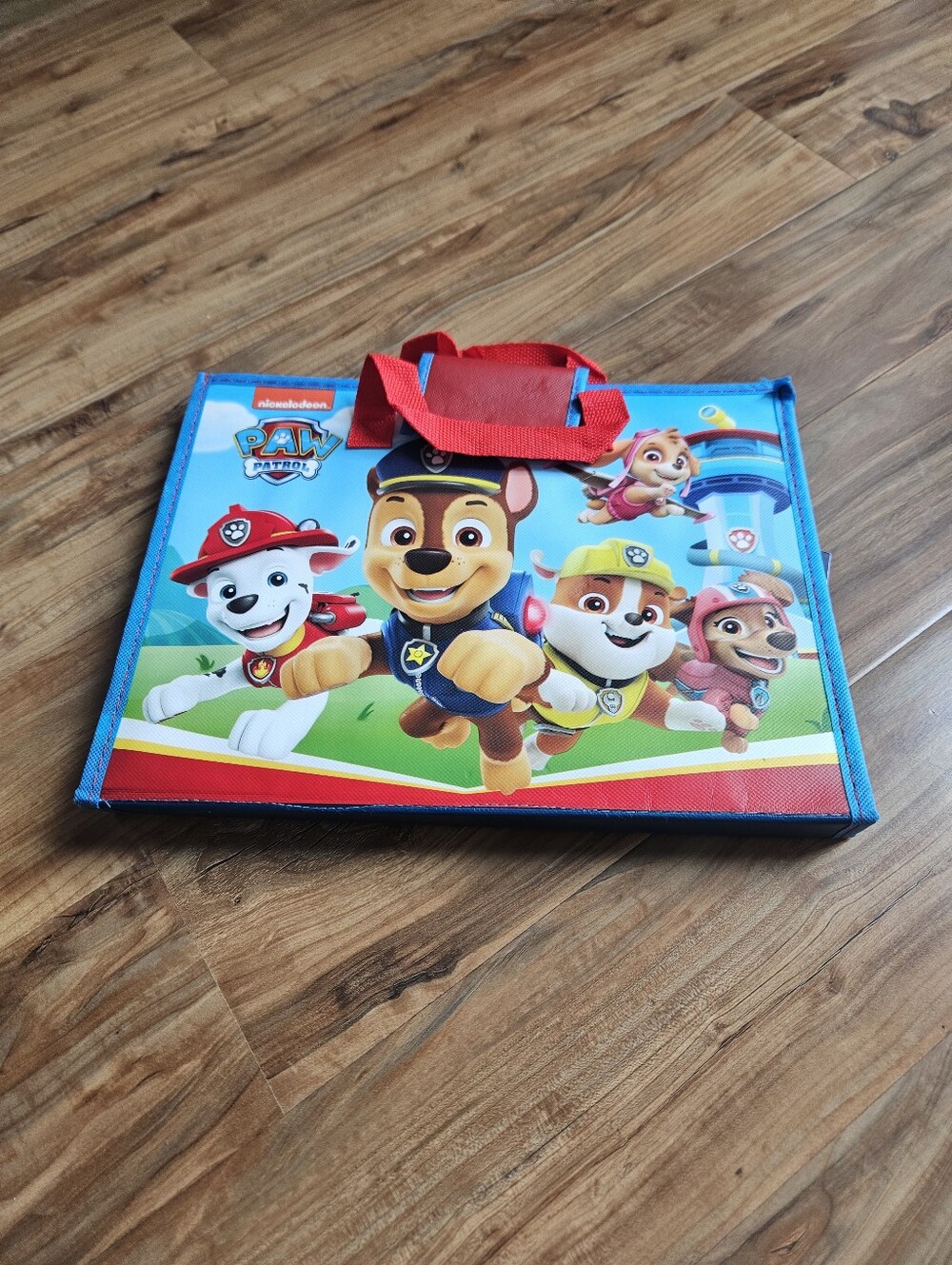 Paw Patrol Kids Coloring Carrying Bag - Blue & Red